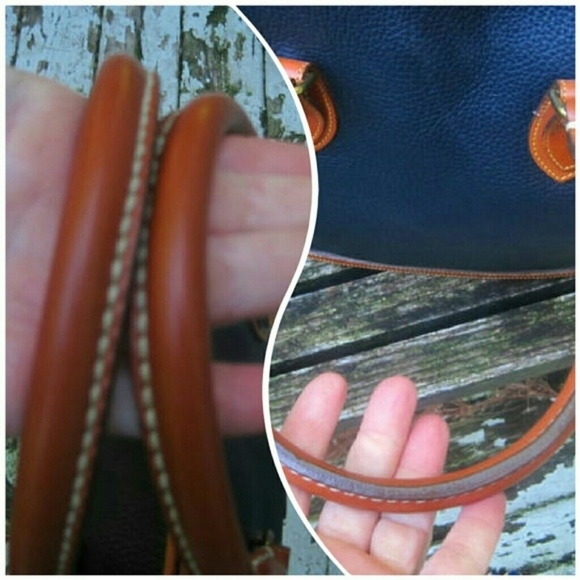 Vtg Dooney & Bourkwe R05 Norfolk case satchel AWL - Picture 6 of 14